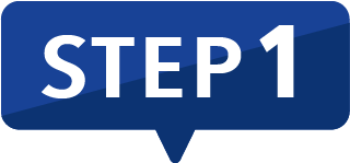 買取までの３ステップ
ステップ１